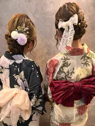 どの季節にも🌙*ﾟ浴衣着付け👘＋ヘアセット🎀