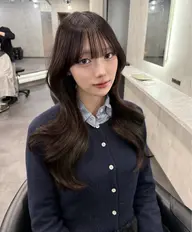 【🩵平日限定🩵】🎀前髪カット+透明感カラー+トリートメント🎀