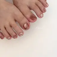 フットネイル『マグネットorフラッシュ』+フット角質ケア※オフ代別途+¥550