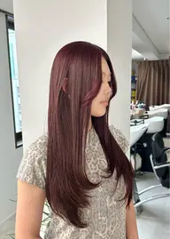 カット✂️+ブリーチ無しダブルカラー🦋✨(艶トリートメント付き🫧✨)