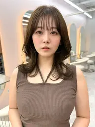 骨格補正カット&柔らかい前髪縮毛矯正✨