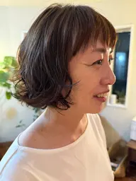 カット、デザインパーマ