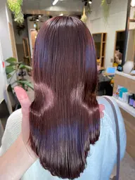 【思わず触れたくなる💓💎】透明感カラー×うる艶トリートメント