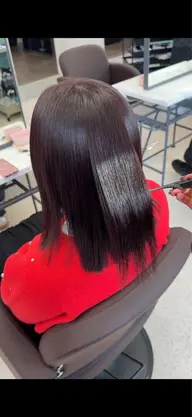 【梅雨の時期限定】酸性ストレート ＋ 内部補修トリートメント 🐸☔