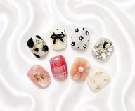 フット🍒親指ワンポイントデザイン《オフ.ケア込み》