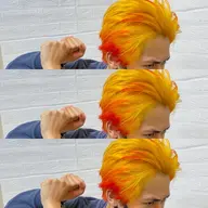 🚹髪の毛ノリと勢いでやっちゃえ🔥🔥メンズカット＋デザインカラー【ブリーチ/メッシュ/インナー】+トリートメント