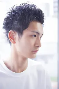 【メンズ】クイック反応型Tr+ナノスチーム+カット+カラー12000→9000