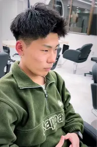 【短髪男子必見！】ツイストパーマ+デザインカット17500 → 11500円