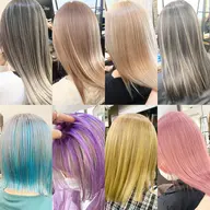 《学割U24》🌈艶髪ハイトーン🌈ケアブリーチダブルカラー[ロング料金なし］＋最新トリートメント【¥13600】