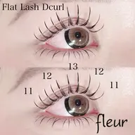 🍀フラットラッシュ🍀【上まつげ180本➕下まつげエクステ】※オフ別