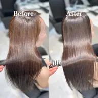 髪質改善へアエステ +髪質改善オーガニックカラーリタッチ(2ヶ月以内)