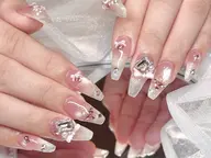 💓11日限定💓10本アートし放題🤍【オフ・ケア込み】長さだし可◎韓国.y2k.ワンホン◎