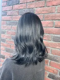 カラー＋まつ毛パーマ🩵どちらも同時に出来て時短で可愛くなります🤍✨