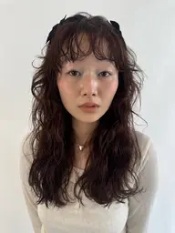 🌀前髪パーマ+ cut + 2steptreatment 🌀