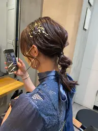 ヘアセット🫧結婚式・成人式・パーティーお任せください💝