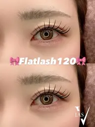 🐈‍⬛セーブルラッシュ80本🐈‍⬛(コーティング無料✨️)+500円でフラット変更可