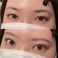 🦋【4月限定】まつ毛パーマ+眉毛wax(パリジェンヌ🉑)🦋