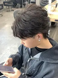 🔥ワンカラーで透明感🔥オリーブワンカラーモデル　　メンズカラーモデル