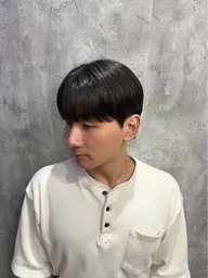 【新規】【メンズカットモデル✂️】似合わせマッシュカット(襟足あり)+スタイリング✨