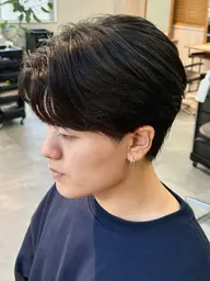 メンズカット➕ニュアンスパーマ/カルマパーマ 【千葉/MEN’S/韓国/学割U24】