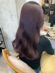 【🌸平日限定🌸】色持ち抜群✨艶カラー＋トリートメント✨