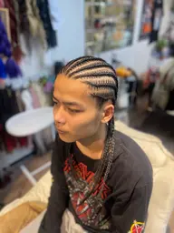 コーンロウ（地毛）