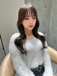 『 4月ミニモ限定♡』🤍艶髪ワンカラー+高級トリートメント⭐️