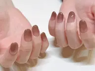 【シンプル】 グラデーションネイル💅✨️(オフ無し)ベースクリア
