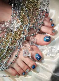 お任せニュアンスフット(ブルーデザイン)¥7500他店オフ有りは別途¥1500