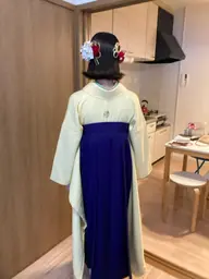 袴着付け　卒業式