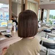 【白髪ぼかし】カット+表面ハイライト+ダメージレスカラー+トリートメント🤎