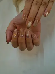 💅🏻「オフ込み」マグネットネイル🤎