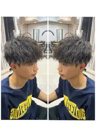 【4月限定】メンズカット+ツイストスパイラルパーマ