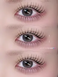 【目の縦幅強調】上下まつげパーマ🦢🪽✨️デザイン選べます♡