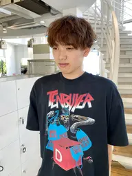 【メンズ限定】カット＋シャドウパーマ＋眉カット