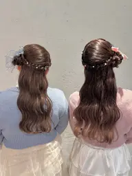 【土日祝限定】.･ﾟ✩🎤推し活盛れヘア✩.･ﾟ ヘアアレンジ/ヘアセット/ヘアメ💗早朝、ペアOK◎