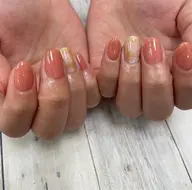 【Hand】ワンカラー/グラデーション+アート2本