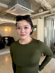 【minimo限定】🫧‪パツっと切りっぱなしボブカット＋ワンカラー