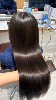 縮毛矯正🪿+髪質改善プラチナトリートメント✨(※ブリーチ毛不可‪✕‬)