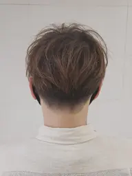 【メンズ限定】　メンズカット+炭酸シャンプー+オーガニックカラー