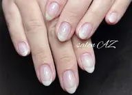 【美フォルム形成】フレンチネイル(クリアベース)