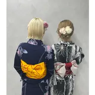 可愛いすぎるっ！！浴衣の着付け＋ヘアセット🎀