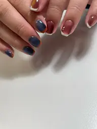 《初回オフ無料》【hand】フレンチネイル（ベースカラーあり）