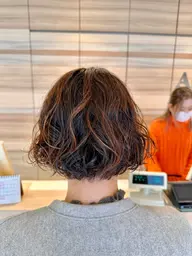 💖レディースカット💖＋朝コテで巻かなくても、クルクルに🤍👩‍🦱デジタルパーマ👩‍🦱