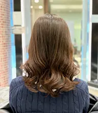 【🍑お手入れ完璧メニュー🍑】パーマ復活メンテナンスカット＋内部補修トリートメント※長さを変えず毛量調整のカットです◎