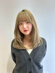 ケアブリーチ+アディクシーカラー+髪質改善ヘアエステ¥24000→¥16900