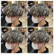 【ミニモ限定！】⚡️メンズカット➕波巻きorツイスパ➕ハイライト➕トリートメント⚡️【波巻き、ツイスパ、サーフカール】