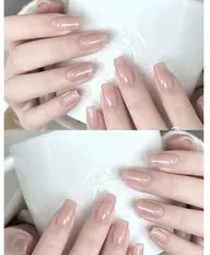 ◇新規オフがお得♪◆　シンプルワンカラー[チップ長さだし]　¥5900