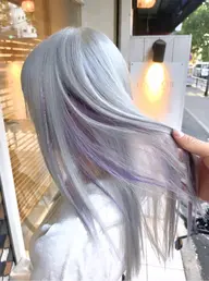 ✨初めての方、2回目以降の方もこちら✨SNSで話題のハイトーンカラー///⭐️ケアブリーチ＋フルカラー