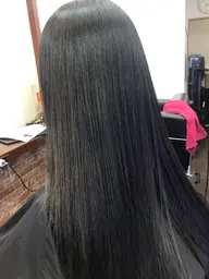 学生限定　サービスメニュ　従来型アルカリ縮毛矯正　最強に伸びます！　＊健康毛　普通毛　剛毛　太い硬い多毛250​〜​130